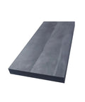 Pro Grade Graphite Ingot Block 99.9 Percent Purity For EDM Milling And Glassblowing, 300mm By 150mm By 20mm Plate, angled view