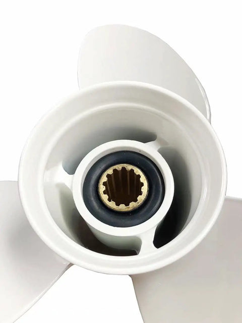 Outboard Boat Propeller 11 5 8 Inch Diameter 11 Inch Pitch 3 Blade 13 Spline For Yamaha Outboards 25HP Through 60HP Fits 1984 And Newer Engines Model 69W 45947 00 00 Compatible Drop In Replacement High Quality