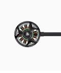 Top view of Four Pack X2 1102 10000KV Brushless Drone Motor with 12A ESC, featuring copper coils and black casing.