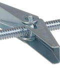 Round Head Machine Screw Toggle Bolts Three Sixteenth Inch By Three Inch For Hollow Walls With Spring Action Wings