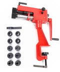 7 Inch Sheet Metal Bead Roller Swaging Tool With 6 Die Sets For Beading Burring And Forming Rotary Steel Bender