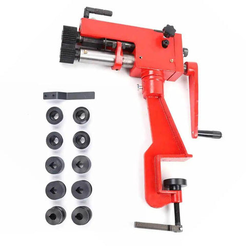 7 Inch Sheet Metal Bead Roller Swaging Tool With 6 Die Sets For Beading Burring And Forming Rotary Steel Bender