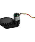 Robot Vacuum Cleaner Wheel Motor Replacement Part For M210 M213 Right Wheel, showing elastic rubber and wires attached