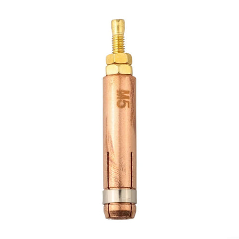 Precision Copper Collet Chuck For CD Stud Welding Torch Ensures Super Secure Grip On M3 M5 M6 And M8 Fasteners, M5 size.