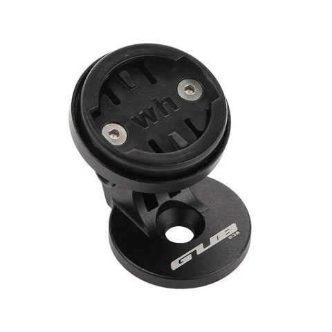 Adjustable bike computer mount holder for Garmin Edge Wahoo, CNC machined aluminum, durable and lightweight design.