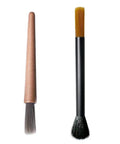 Dual Head Coffee Grinder And Espresso Machine Cleaning Brush With Stiff Bristles For Deep Ground Residue And Grinder Gunk And Soft Bristles For Gentle Dusting On Surfaces, Barista Style Kitchen Cleaner For Home, Cafe, And Bar Equipment.