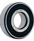 Two Pack 6204-2RSC3 Double Rubber Seal Bearings 20x47x14mm Pre Lubricated For Smooth Spin With Chrome Steel Construction, C3 Clearance