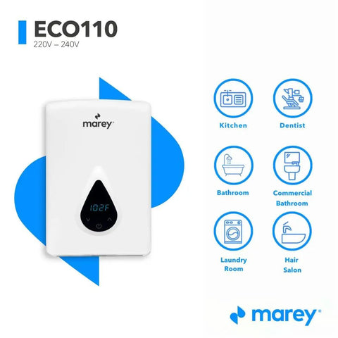 Electric Tankless Water Heater 11kW 240V With Smart Technology For Unlimited On Demand Hot Water Energy