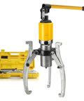 Beefy 3-In-1 Hydraulic Gear Puller Kit With Wheel Bearing Separator And Tool Box, Heavy Duty 5 To 20 Ton Capacity, with carry case