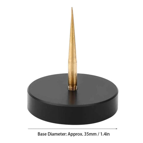 Pro Grade Watch Balance Holder for Precise Balance Correction with 35MM Durable Plastic Base and Alloy Spike