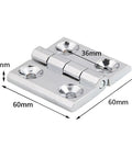 Beefy Rotating Concealed Hinges For Doors And Cabinets 40 To 60mm Zinc Alloy Silver Door Fittings
