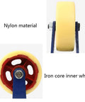 Beefy Heavy Duty Caster Wheel With Iron Core And Nylon Wheel Brake Equipped Universal Cart Wheel 1000kg Load Capacity Double Bearing