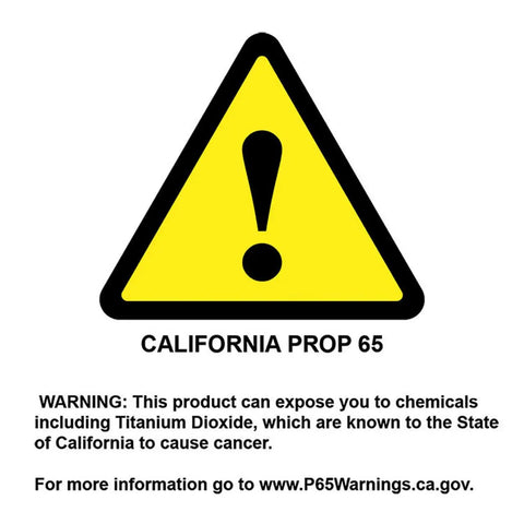 California Prop 65 warning label for Zip Wheel Cut Off Wheel Set 6 Inch By 3 64th Inch By 7 8th Inch Type 1 A60 Grit 25 Pack Heavy Duty Reinforced