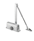 Heavy Duty Automatic Door Closer With Dual Spring Hydraulic Buffer Smooth Silent Close Multiple Speed Settings Fits 25Kg To 80Kg Doors