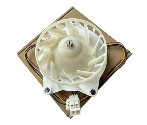 Drop In Replacement Refrigerator Evaporator Fan Motor 12V 1A For LG Refrigerator 4 Pin Connector 21 Inch Wire ABS Body