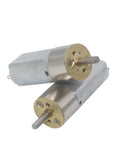 Heavy Duty DC Gear Motor With Precision Speed Reduction Box For DIY Car And Boat Models, featuring metal casing and output shafts.