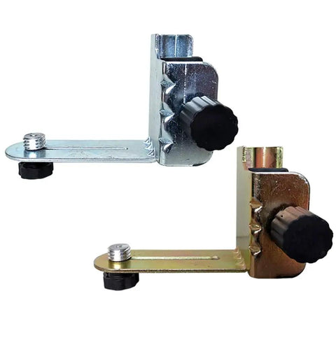 Rock Solid Laser Level Bracket For Telescoping Poles Universal Fit Rotary Line Lasers heavy-duty metal mounting brackets.