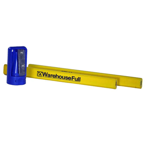 Hella Precise Laser Distance Measuring Kit With Slick Carry Case For Jobsite Tasks, blue handle and yellow measuring poles.
