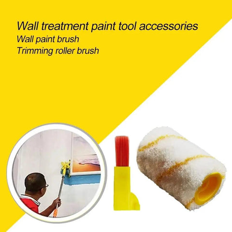 Heavy Duty Paint Edger Roller For Interior Walls Ceilings And Doors Cuts Crisp Lines Hassle Free Saves Serious Prep Time And Makes Novices Look Like Seasoned Pros On The Job, featuring wall paint brush and trimming roller.