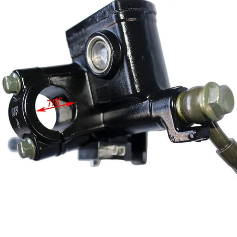 Heavy Duty Hand Operated Hydraulic Disc Brake Master Cylinder Caliper Compatible With Taotao Roketa Sunl Chinese Quad Bikes 50cc 70cc 90cc 110cc 125cc 150cc ATVs Buggy