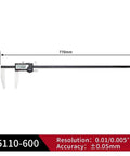 NHYWGMZG 500/600mm Digital Vernier Calipers Measuring Tools(0-600mm) with a 770mm scale for precise measurements.