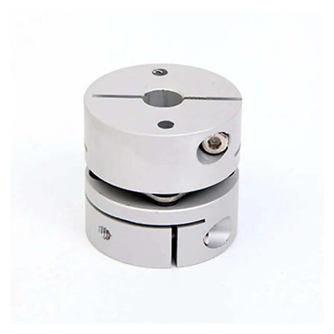 Heavy Duty Flexible Double Diaphragm Shaft Coupler D26L35 Perfect For Stepper Motor Encoder And Ballscrew 9X12 Size Super Reliable And Lightweight Fit, silver aluminum