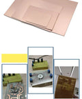 15 Pcs Single Sided Copper Clad Laminate PCB Boards Bakelite 200mm By 200mm By 1.5mm for DIY prototyping projects