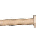 Pro Grade PEEK Hex Head Screws M14X110, 10 Piece Pack Of Heavy Duty Plastic Fasteners showing a hex head screw.
