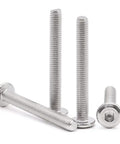 Heavy Duty 5/16-18 UNC Binding Screws For Furniture, Socket Head Cap Screws, 1-1/2 Inch Long, Full Thread, 304 Stainless Steel, No Finish