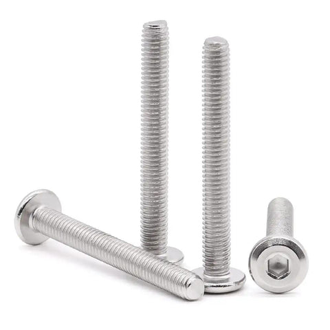Heavy Duty 5/16-18 UNC Binding Screws For Furniture, Socket Head Cap Screws, 1-1/2 Inch Long, Full Thread, 304 Stainless Steel, No Finish