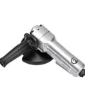 Professional Pneumatic Angle Grinder 5 Inch 11000 RPM for Aggressive Metal Cutting and Smooth Polishing Tasks with ergonomic grip.