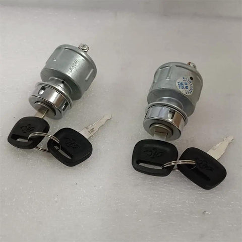 JWDAWN 2Pk JK404C Ignition Switch Key For Electric Forklift Trailer Caravan Pallet Truck Stacker with keys and switch assembly.