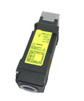 Durable One Color Switch Module for DIY Electronics and Prototyping, compact size with yellow label on black body.