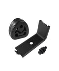 Muffler Mount Exhaust Hanger For Chevy Corvette 2005 To 2013 And Cadillac XLR 2005 To 2013 With 4 Hangers OEM 11588564 10349562 22822466 Replacement Rubber And Metal Construction Heavy Duty Auto Exhaust Support showing black rubber and metal components