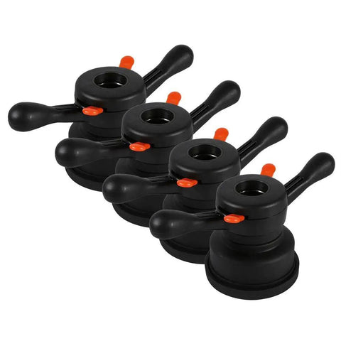 Pro Level Quick Release Wing Nut For Wheel Balancer And Tire Changer Tools 36 38 40 Mm with ergonomic handles in black