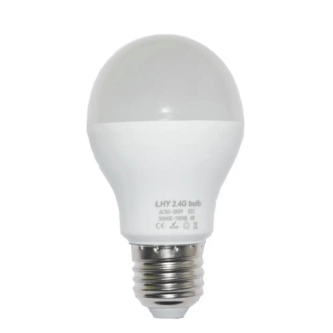 Smart LED Light Bulbs With 2 4GHz Wireless Remote 3 Zone Dimmable E27 Base Adjustable Color Temperature warm to cool bulb