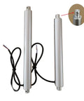 Tubular Linear Actuator 1500N 12V 15mm/s With Power Supply And Controller, Adjustable Stroke 50mm To 350mm, Brush Type