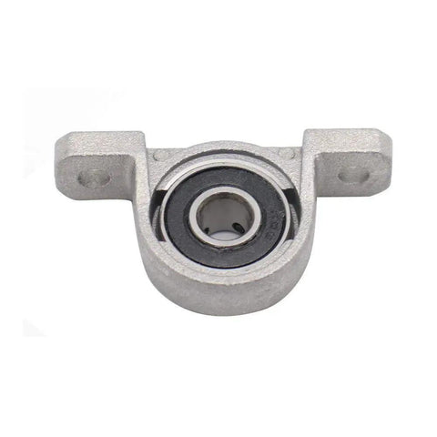 Front view of 10 Pieces 8 mm Bore Pillow Block Bearings Rail Mounted Self Aligning Zinc Alloy 55 By 29 By 13 mm Block