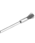 Four Pack 5mm Steel Wire Brushes Polishing Wheel Brush For Tools DIY Friendly Mini Burr Cleaning And Grinding Weld Prep Rust Removal