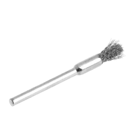 Four Pack 5mm Steel Wire Brushes Polishing Wheel Brush For Tools DIY Friendly Mini Burr Cleaning And Grinding Weld Prep Rust Removal