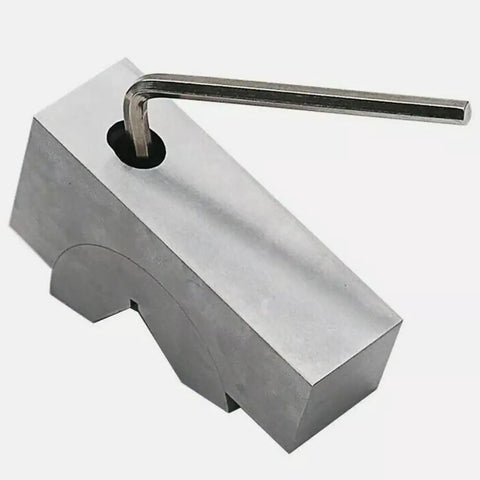 Adjustable Precision Angle Block 0-60 Degree, AP25 V-Block Gauge With Hex Wrench, heavy duty steel tool for accurate machining.
