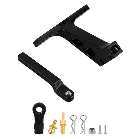 CNC Aluminum Drop Hitch Receiver With Link Rod End Set For 1/24 RC Crawler SCX24 DIY Upgrade Black, Heavy Duty Tow Hitch For Trailers