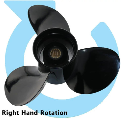 Mercury Outboard Propeller Replacement For 40 To 140 HP Boats With Hub Kits Included, 15 Spline, Right Hand Rotation