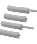 Push To Open Cabinet Latches Set For Closets And Drawers, No Fuss Quiet Magnetic Rebound Door Catch, 4 Pack close-up