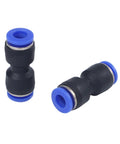 Awesome 80 Piece Pneumatic Push To Connect Fitting Set For Air Line Systems With Quick Tool Free Hook Up For 5/32 To 1/2 Inch Nylon And PVC Hose, black blue push fittings