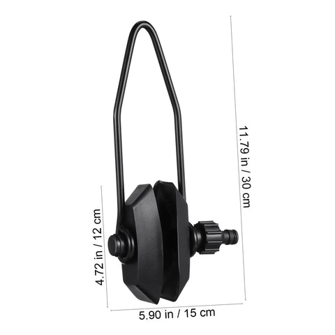 Boat Motor Cleaner And Engine Flusher For Cooling System Maintenance with hose attachment, dimensions labeled