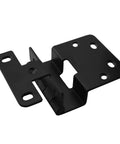 Heavy Duty Black Metal Four Fold Hinge For Cabinet Doors, Windows, And Wardrobes, Built To Last, Rust Proof And Corrosion Resistant Hardware For Three Quarter Inch Thick Panels, Wide Opening, Durable Hardware on black metal hinge