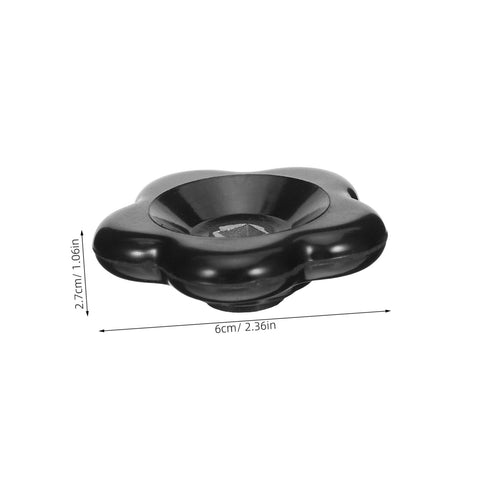 2-Pack Black Bakelite Valve Handwheel Handle 60mm With 7x7mm Square Hole For Outdoor Water Spigot Replacement DIY Ready Spigot Handle Parts