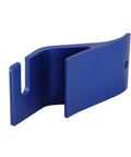 Close-up of blue aluminum Bead Buddy Tire Installation Tool Kit for Dirt Bikes And Off Road Motocross, Universal Bead Removal Hook.
