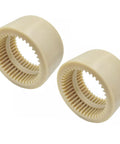 Two Piece M-65 Gear Coupling Sleeve For Flexible Shafts Nylon 132mm OD 42 Tooth 2 Pack Durable Sleeve Fit Compatible